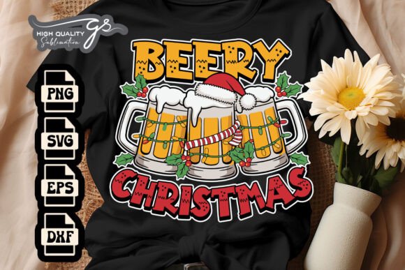 Christmas Berry Beer Funny SVG Graphics and Crafts Review
