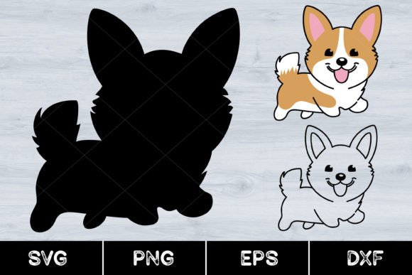 Cute Corgi Dog, Funny Corgi, Svg