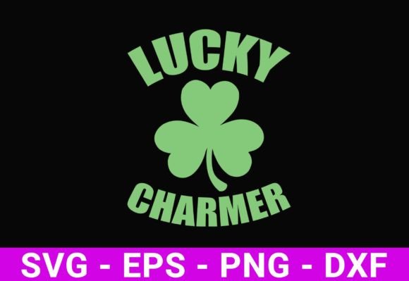 LUCKY CHARMER Boys Kids Girl Funny SVG Graphics and Crafts