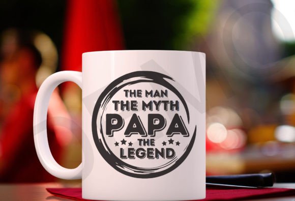 Man Myth Legend Papa Svg, Gift for Papa