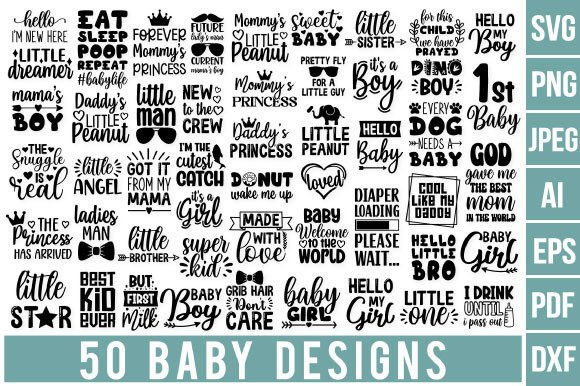 Review: Baby Svg Bundle, Baby Onesie Svg, Funny