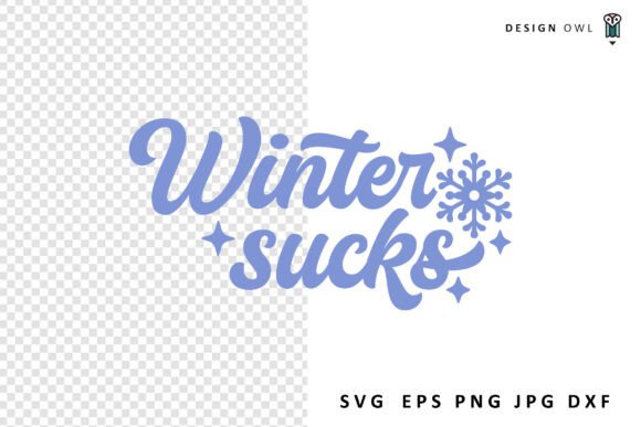 Winter Sucks - Funny SVG Graphics and Crafts Review